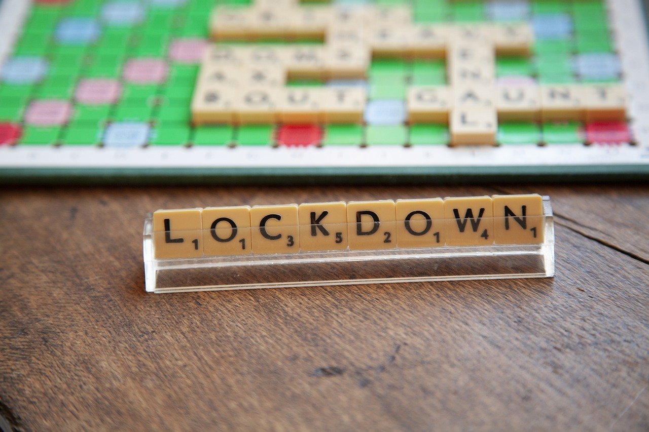 Schriftzug "Lockdown"