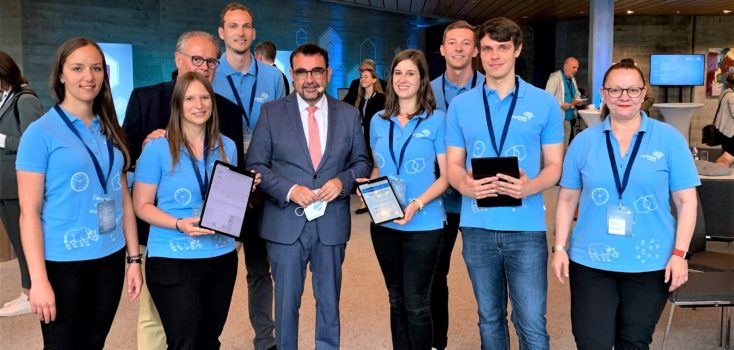 digiDEM Bayern präsentiert sich auf dem Ersten Bayerischen E-Health-Kongress 2022 in Augsburg