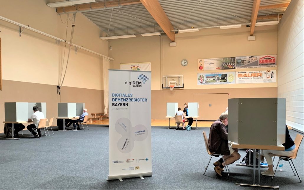 Das erste regionale Demenz-Bevölkerungsscreening Deutschlands fand in Thüngersheim bei Würzburg statt.