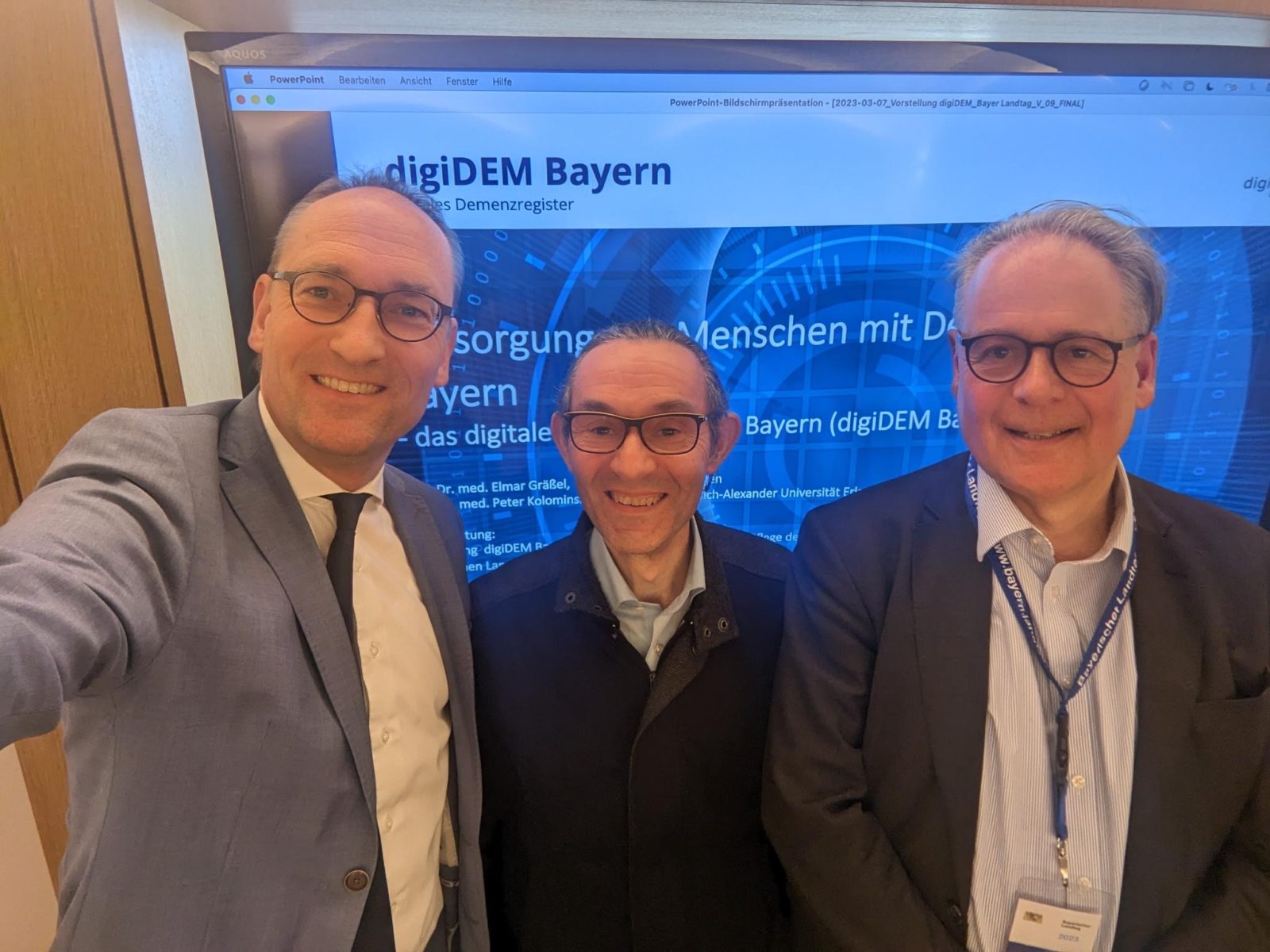 digiDEM Bayern zu Gast im Bayerischen Landtag