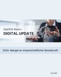DiGA: Mangel an wissenschaftlicher Beweiskraft