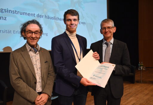 Unser Kollege Dr. Nikolas Dietzel wurde in der Meistersingerhalle in Nürnberg mit dem Wissenschaftspreis des Bayerischen Demenzfonds ausgezeichnet.